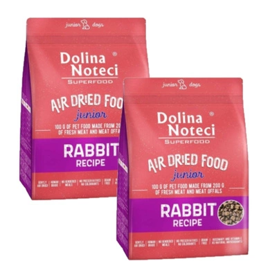 DOLINA NOTECI Superfood Junior Kaninchengericht - Trockenfutter für Hunde 2x5kg