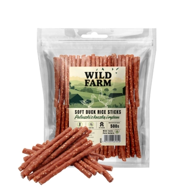 WILD FARM Enten- und Reissticks 500g Hundeleckerli