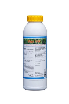 LAB-V Vigo Vet - Ergänzungsfuttermittel für Geflügel, Rinder, Schweine, Pferde und Kaninchen, unverzichtbar in kritischen Zuchtperioden 1L