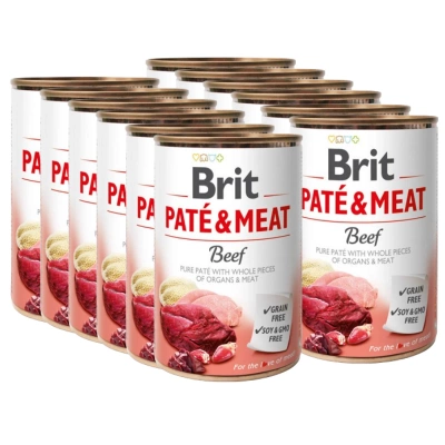 Brit Pate & Meat mit Rindfleisch 12x400g