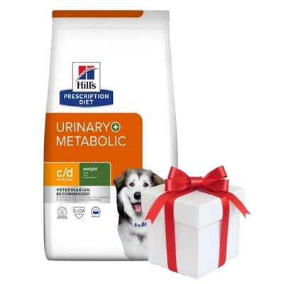 HILL'S PD Rezeptdiät für Hunde mit Harnwegs- und Stoffwechselstörungen, 12 kg + Überraschung für den Hund GRATIS!