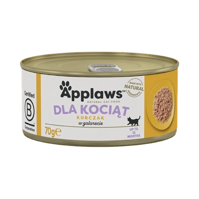 APPLAWS Kitten Chicken In Jelly Tin 70g