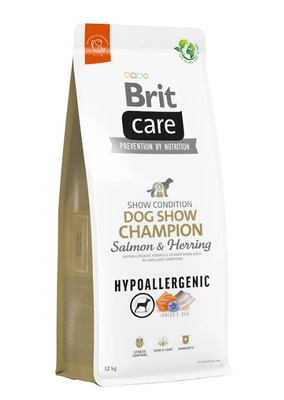 BRIT CARE Dog Hypoallergenic Dog Show Champion Lachs & Hering 12kg