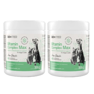 Vitamin Complex Max – Vitamin- und Mineralstoffkomplex für Hunde und Katzen 2x300 g