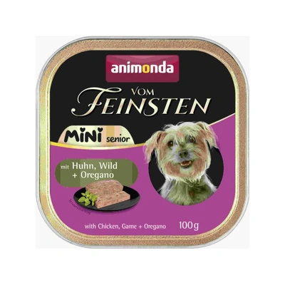 ANIMONDA Vom Feinsten Mini Senior Huhn/Wild/Oregano 100g