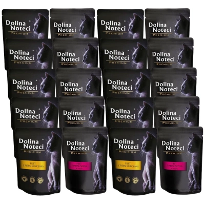 Dolina Noteci Premium Brustfilet Geschmacksmix für Katzen 20x85g