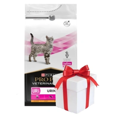 PURINA Pro Plan Veterinary Diets UR Urinary Katze 1,5kg + Überraschung für die Katze GRATIS!