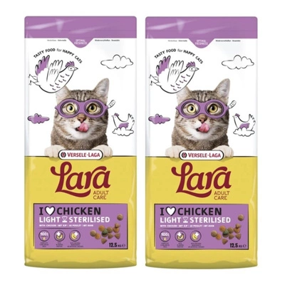 Versele-Laga Lara Adult Light Sterilisiert 2x12,5 kg - Futter für sterilisierte Katzen