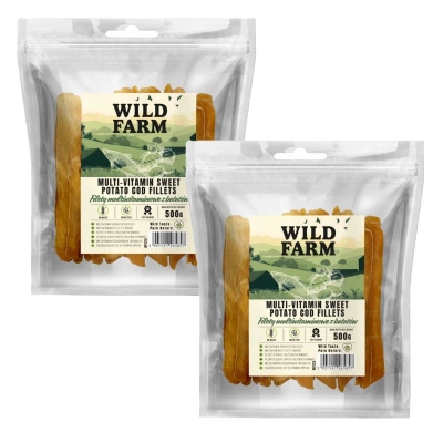 WILD FARM Multivitamin-Süßkartoffelfilets 2x500g Hundeleckerli