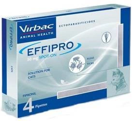 Virbac Effipro Spot-On für Katzen 4x0.5ml