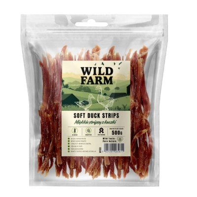 WILD FARM Weiche Enten-Strips 500g Leckerli für Hunde