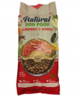 Natural Dog Food Lamm & Kalbfleisch 15kg. 62% Fleisch - Huhn frei