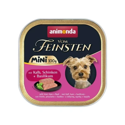 ANIMONDA Vom Feinsten mini adult  Kalbfleisch/Schinken/Basilikum 100 g