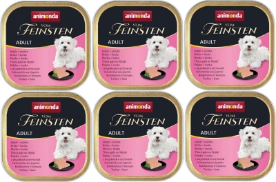 Animonda Dog Vom Feinsten Adult Pute mit Schinken 6x150g