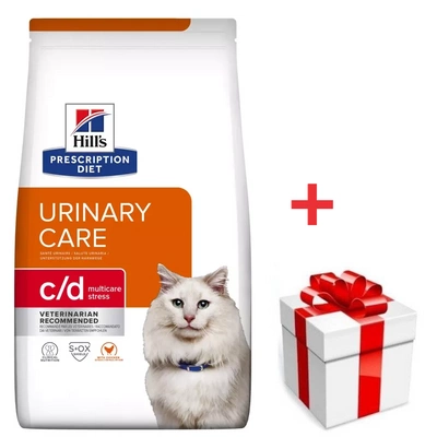 HILL'S PD Prescription Diet Feline c/d Urinary Stress 8kg + eine Überraschung für Ihre Katze GRATIS!