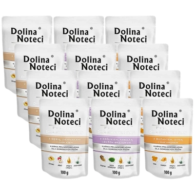 Dolina Noteci PREMIUM für kleine Hunde - Gemischte Geschmacksrichtungen -12x100g