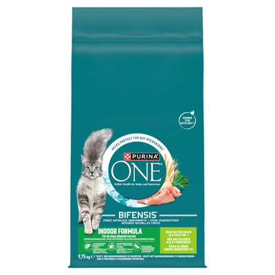 Purina One Indoor Formula Truthahn-Weizen-Katzenfutter für ausgewachsene Katzen, 9,75 kg