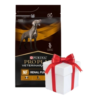 PURINA Pro Plan Tiernahrung NF Nierenfunktion 3kg + Überraschung für den Hund GRATIS!