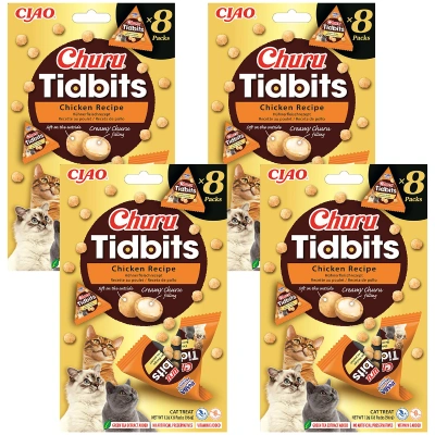 INABA Katzen-Churu-Häppchen – Huhn 4x(8x12g)