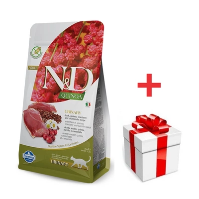 Farmina N&D Quinoa Feline Urinary Duck 5kg + eine Überraschung für Ihren Hund
