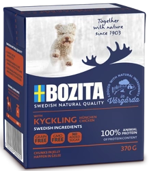 BOZITA Dog Junior Zartes Huhn in Götterspeise 370g