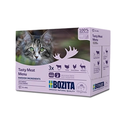BOZITA Multibox Fleischstückchen in Sauce 12x85g