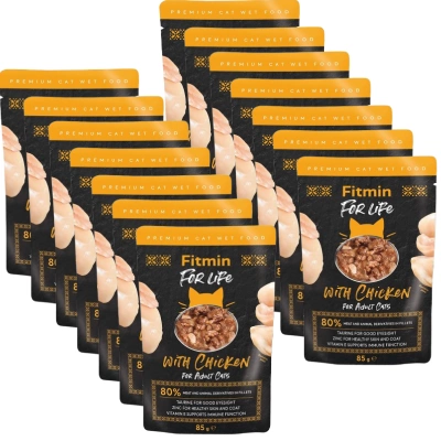 Fitmin Cat For Life Adult Huhn 14x85g