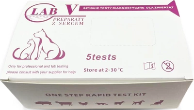 Lab-V Toxoplasmose IgG/IgM Ab Schnelltest für Katzen