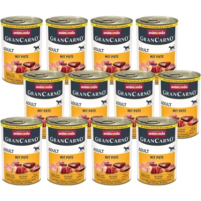 ANIMONDA GranCarno Adult Dog Geschmack: Truthahn 12x400g