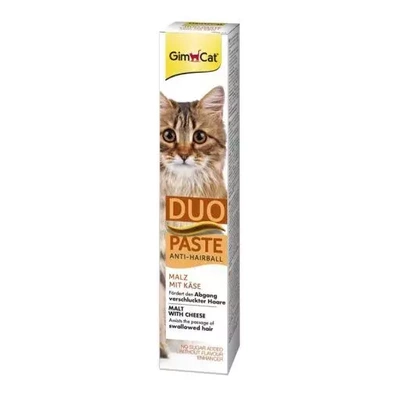 GIMBORN Gim Cat Paste Anti-Hairball Duo Malz mit Käse 50g