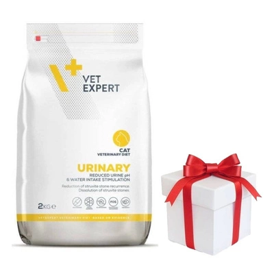 VETEXPERT Cat Urinary 2kg + Überraschung für den Hund GRATIS!
