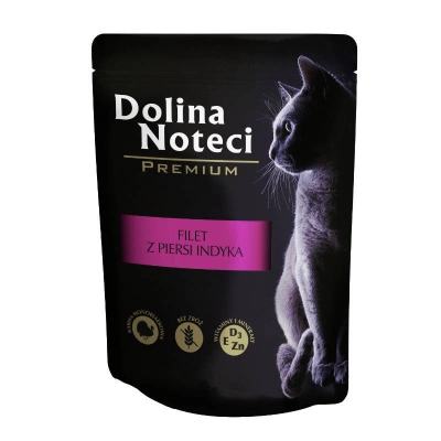 Dolina Noteci Premium Für Katze Putenbrustfilet mit Soße 85g