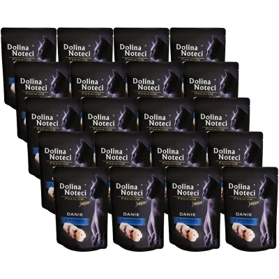 Dolina Noteci Premium Junior Kabeljau Gericht mit Sardine 20x85g