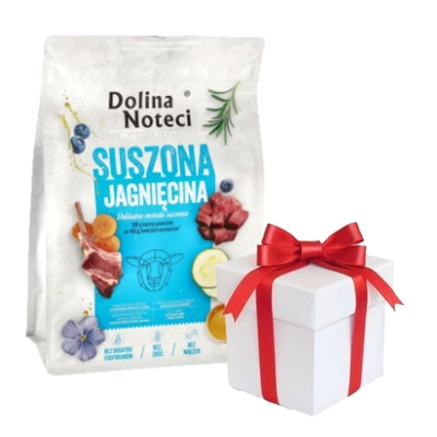 DOLINA NOTECI Premium Lamm - Trockenfutter für Hunde 3 kg + Überraschung für den Hund GRATIS!