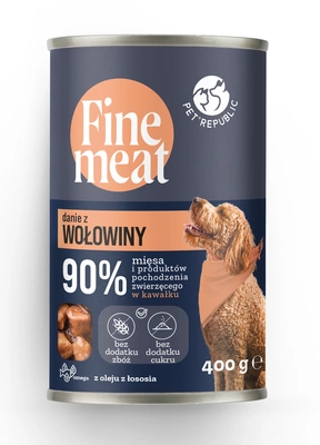 PetRepublic Fine Meat Rindfleischschale 400g für Hunde