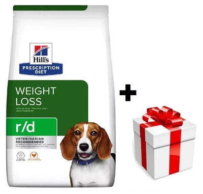 HILL'S PD Prescription Diet Canine r/d 10kg + Überraschung für den Hund