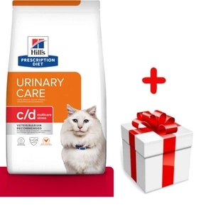 HILL'S PD Prescription Diet Feline c/d Huhn Urin Stress 3kg + eine Überraschung für Ihre Katze GRATIS!