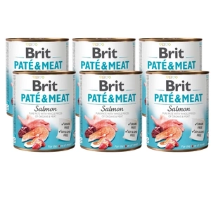 Brit Pastete & Fleisch Lachs 6x800g
