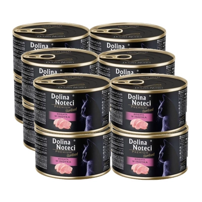 DOLINA NOTECI Premium Sterilised für Katzen reich an Truthahn 12x185g