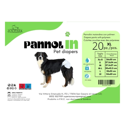 PannolIN Frauenwindeln Größe XL 34x60cm 20 Stück/Packung.