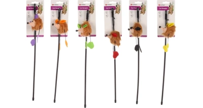 FLAMINGO- Angelrute für Katze Igel