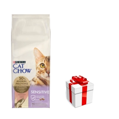 Purina Cat Chow Special Care Sensitive 15kg + Überraschung für die Katze